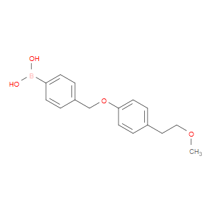 4-[(4'-(2-METHOXYETHYL)PHENOXY)METHYL]PHENYLBORONIC ACID