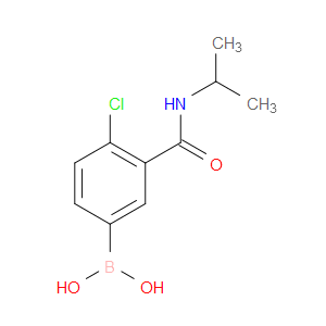 4-CHLORO-3-(ISOPROPYLCARBAMOYL)PHENYLBORONIC ACID - Click Image to Close