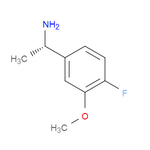 (1S)-1-(4-FLUORO-3-METHOXYPHENYL)ETHYLAMINE - Click Image to Close