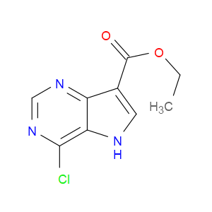 ETHYL 4-CHLORO-5H-PYRROLO[3,2-D]PYRIMIDINE-7-CARBOXYLATE - Click Image to Close
