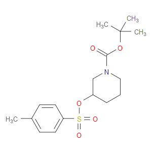 TERT-BUTYL 3-(TOSYLOXY)PIPERIDINE-1-CARBOXYLATE - Click Image to Close