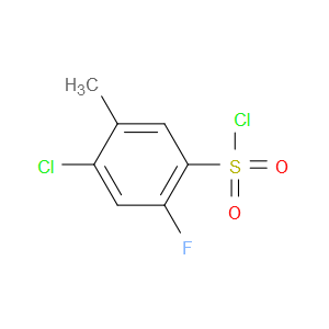 4-CHLORO-2-FLUORO-5-METHYLBENZENESULFONYL CHLORIDE