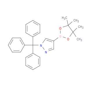 4-(4,4,5,5-TETRAMETHYL-[1,3,2]DIOXABOROLAN-2-YL)-1-TRITYL-1H-PYRAZOLE - Click Image to Close