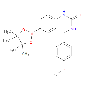 1-(4-METHOXYBENZYL)-3-(4-(4,4,5,5-TETRAMETHYL-1,3,2-DIOXABOROLAN-2-YL)PHENYL)UREA