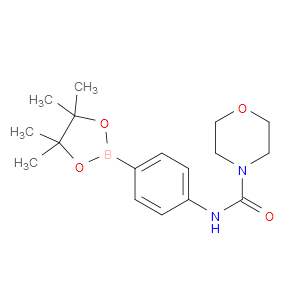 N-(4-(4,4,5,5-TETRAMETHYL-1,3,2-DIOXABOROLAN-2-YL)PHENYL)MORPHOLINE-4-CARBOXAMIDE - Click Image to Close