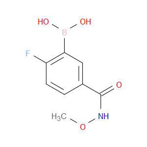 2-FLUORO-5-(METHOXYCARBAMOYL)PHENYLBORONIC ACID