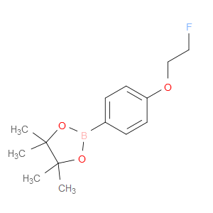 2-(4-(2-FLUOROETHOXY)PHENYL)-4,4,5,5-TETRAMETHYL-1,3,2-DIOXABOROLANE - Click Image to Close