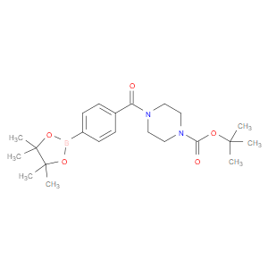 4-(4-BOC-PIPERAZINE-1-CARBONYL)PHENYLBORONIC ACID PINACOL ESTER - Click Image to Close