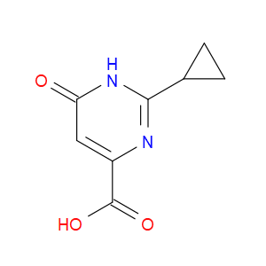 2-CYCLOPROPYL-6-HYDROXYPYRIMIDINE-4-CARBOXYLIC ACID - Click Image to Close
