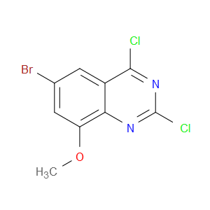 6-BROMO-2,4-DICHLORO-8-METHOXYQUINAZOLINE - Click Image to Close