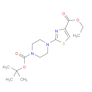 ETHYL 2-(4-(TERT-BUTOXYCARBONYL)PIPERAZIN-1-YL)THIAZOLE-4-CARBOXYLATE - Click Image to Close