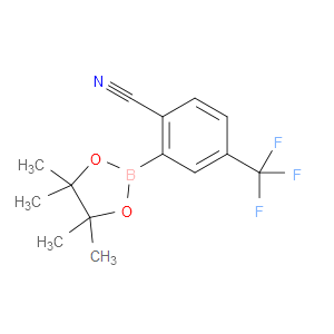 2-(4,4,5,5-TETRAMETHYL-1,3,2-DIOXABOROLAN-2-YL)-4-(TRIFLUOROMETHYL)BENZONITRILE