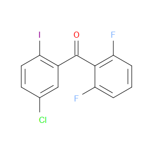 (5-CHLORO-2-IODOPHENYL)(2,6-DIFLUOROPHENYL)METHANONE