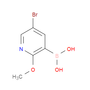 5-BROMO-2-METHOXYPYRIDINE-3-BORONIC ACID - Click Image to Close