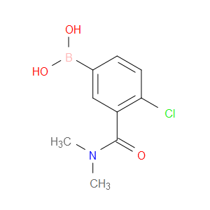 (4-CHLORO-3-(DIMETHYLCARBAMOYL)PHENYL)BORONIC ACID