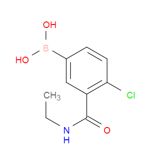 (4-CHLORO-3-(ETHYLCARBAMOYL)PHENYL)BORONIC ACID