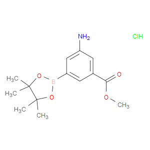 METHYL 3-AMINO-5-(4,4,5,5-TETRAMETHYL-1,3,2-DIOXABOROLAN-2-YL)BENZOATE HYDROCHLORIDE