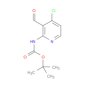 TERT-BUTYL 4-CHLORO-3-FORMYLPYRIDIN-2-YLCARBAMATE - Click Image to Close