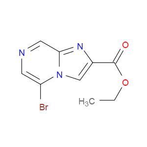 ETHYL 5-BROMOIMIDAZO[1,2-A]PYRAZINE-2-CARBOXYLATE