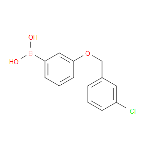3-(3'-CHLOROBENZYLOXY)PHENYLBORONIC ACID - Click Image to Close