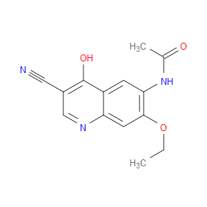 N-(3-CYANO-7-ETHOXY-4-HYDROXYQUINOLIN-6-YL)ACETAMIDE