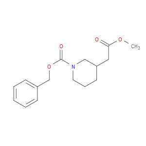 BENZYL 3-(2-METHOXY-2-OXOETHYL)PIPERIDINE-1-CARBOXYLATE