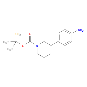 TERT-BUTYL 3-(4-AMINOPHENYL)PIPERIDINE-1-CARBOXYLATE