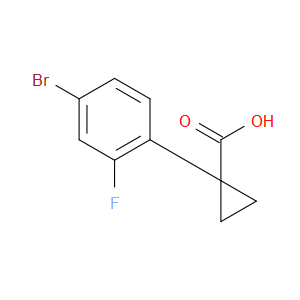 1-(4-BROMO-2-FLUOROPHENYL)CYCLOPROPANECARBOXYLIC ACID - Click Image to Close