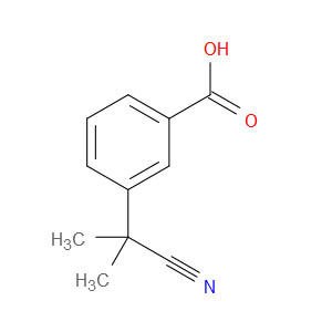 3-(2-CYANOPROPAN-2-YL)BENZOIC ACID