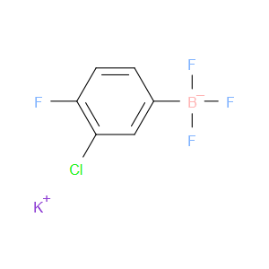 POTASSIUM (3-CHLORO-4-FLUOROPHENYL)TRIFLUOROBORATE - Click Image to Close