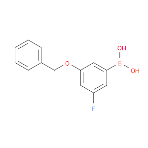 3-BENZYLOXY-5-FLUOROPHENYLBORONIC ACID