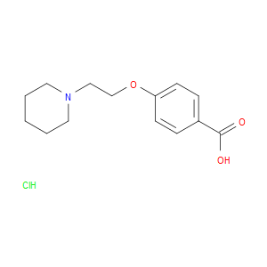 4-(2-(PIPERIDIN-1-YL)ETHOXY)BENZOIC ACID HYDROCHLORIDE