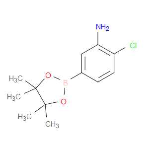 2-CHLORO-5-(4,4,5,5-TETRAMETHYL-1,3,2-DIOXABOROLAN-2-YL)ANILINE - Click Image to Close