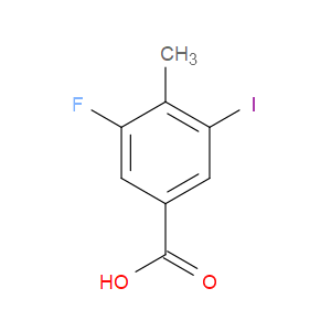 3-FLUORO-5-IODO-4-METHYLBENZOIC ACID