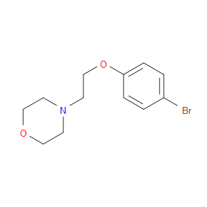 4-[2-(4-BROMOPHENOXY)ETHYL]MORPHOLINE
