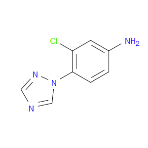 3-CHLORO-4-(1H-1,2,4-TRIAZOL-1-YL)ANILINE