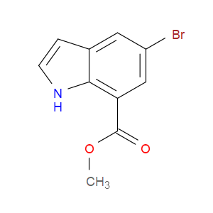 METHYL 5-BROMOINDOLE-7-CARBOXYLATE - Click Image to Close