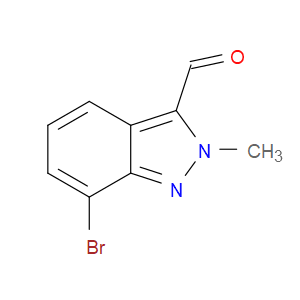 7-BROMO-2-METHYL-2H-INDAZOLE-3-CARBALDEHYDE - Click Image to Close