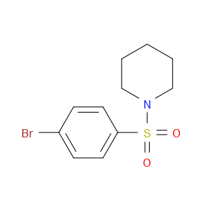 1-((4-BROMOPHENYL)SULFONYL)PIPERIDINE
