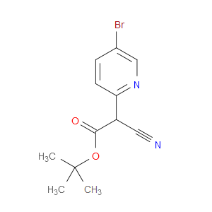 TERT-BUTYL 2-(5-BROMOPYRIDIN-2-YL)-2-CYANOACETATE