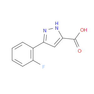 3-(2-FLUOROPHENYL)-1H-PYRAZOLE-5-CARBOXYLIC ACID - Click Image to Close