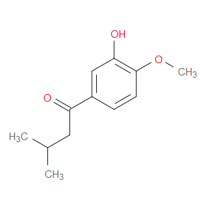 1-(3-HYDROXY-4-METHOXYPHENYL)-3-METHYLBUTAN-1-ONE