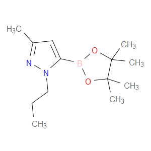 3-METHYL-1-PROPYL-5-(4,4,5,5-TETRAMETHYL-1,3,2-DIOXABOROLAN-2-YL)-1H-PYRAZOLE - Click Image to Close