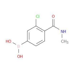 (3-CHLORO-4-(METHYLCARBAMOYL)PHENYL)BORONIC ACID