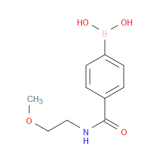 4-(2-METHOXYETHYLCARBAMOYL)PHENYLBORONIC ACID - Click Image to Close