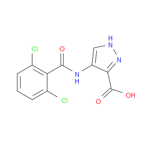 4-(2,6-DICHLOROBENZAMIDO)-1H-PYRAZOLE-3-CARBOXYLIC ACID
