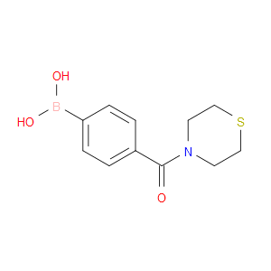 (4-(THIOMORPHOLINE-4-CARBONYL)PHENYL)BORONIC ACID - Click Image to Close