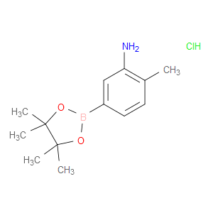 2-METHYL-5-(4,4,5,5-TETRAMETHYL-1,3,2-DIOXABOROLAN-2-YL)ANILINE HYDROCHLORIDE