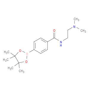 N-(2-DIMETHYLAMINOETHYL)-4-(4,4,5,5-TETRAMETHYL-1,3,2-DIOXABOROLAN-2-YL)BENZAMIDE - Click Image to Close