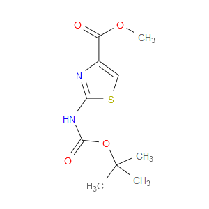 METHYL 2-BOC-AMINOTHIAZOLE-4-CARBOXYLATE - Click Image to Close